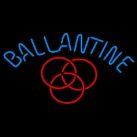 Ballantine Red Logo Beer Neon Skilt