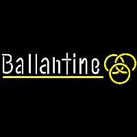 Ballantine Yellow Logo Beer Sign Neon Skilt