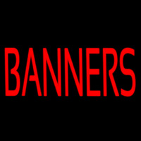 Banners Neon Skilt