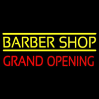 Barber Shop Grand Opening Neon Skilt