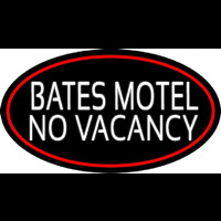 Bates Motel No Vacancy Neon Skilt