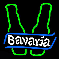 Bavarian Bottle Beer Sign Neon Skilt