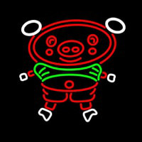 Bbq Logo Neon Skilt