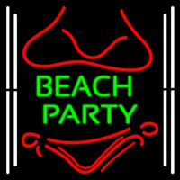 Beach Party 1 Neon Skilt