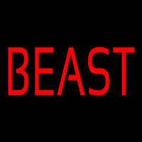 Beast Neon Skilt
