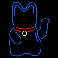 Beckoning Cat Neon Skilt