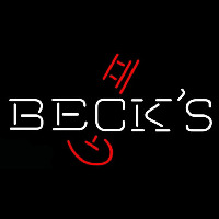 Becks Classic Key Logo Beer Sign Neon Skilt