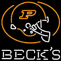 Becks Purdue University Calumet Beer Sign Neon Skilt