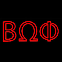 Beta Omega Phi Neon Skilt