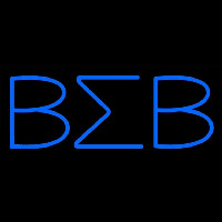 Beta Sigma Beta Neon Skilt