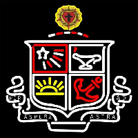 Beta Sigma Psi Logo Neon Skilt