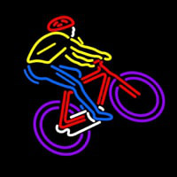 Bicycle Racer Neon Skilt