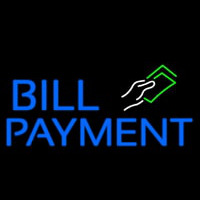 Bill Payment Neon Skilt