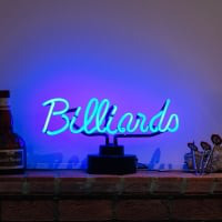 Billiards Desktop Neon Skilt