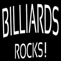 Billiards Rocks Neon Skilt