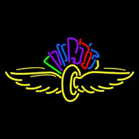 Bird Wings Logo Neon Skilt