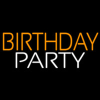 Birthday Party 3 Neon Skilt