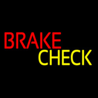 Block Brake Check Neon Skilt