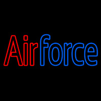 Blue Air Force Neon Skilt