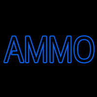 Blue Ammo Neon Skilt