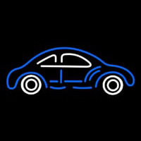Blue And White Car Logo Neon Skilt