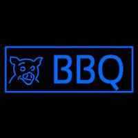 Blue Bbq Neon Skilt