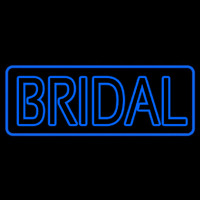 Blue Border Bridal Block Neon Skilt