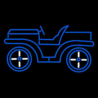 Blue Car Logo Neon Skilt