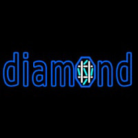 Blue Diamond Neon Skilt