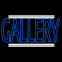 Blue Gallery Neon Skilt