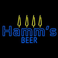 Blue Hamms Neon Skilt