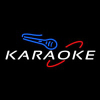 Blue Karaoke 1 Neon Skilt