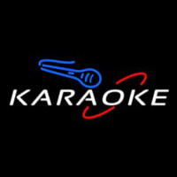 Blue Karaoke 1 Neon Skilt