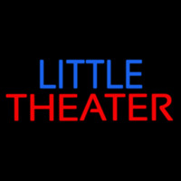 Blue Little Red Theater Neon Skilt