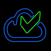 Blue Logo Neon Skilt