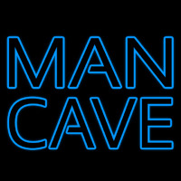 Blue Man Cave Neon Skilt