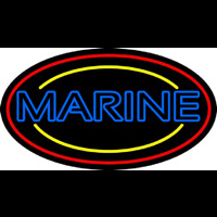 Blue Marine Neon Skilt