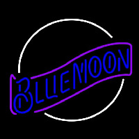 Blue Moon Blue Beer Sign Neon Skilt