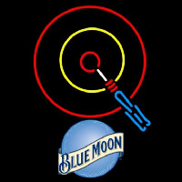 Blue Moon DART Beer Sign Neon Skilt