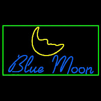 Blue Moon Italic Beer Sign Neon Skilt