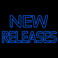 Blue New Releases Block Neon Skilt