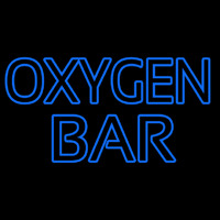 Blue O ygen Bar Neon Skilt