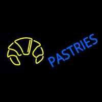 Blue Pastries Logo Neon Skilt