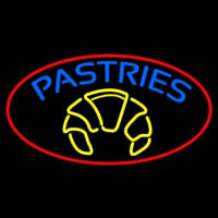 Blue Pastries Logo Neon Skilt