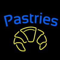 Blue Pastries Logo Neon Skilt