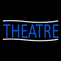 Blue Theatre Neon Skilt