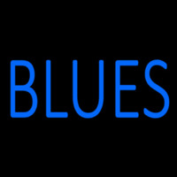 Blues Block Neon Skilt