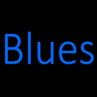 Blues Cursive 1 Neon Skilt