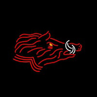 Boar Logo Neon Skilt