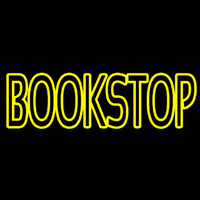 Book Stop Neon Skilt